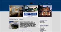 Desktop Screenshot of bowneelectric.com